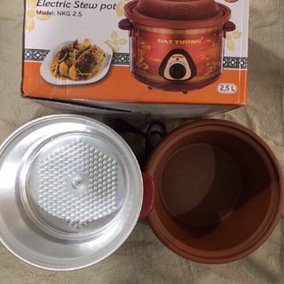 🎍Nồi nấu chậm, nồi kho cá gốm 2,5 lít Đạt Tường
