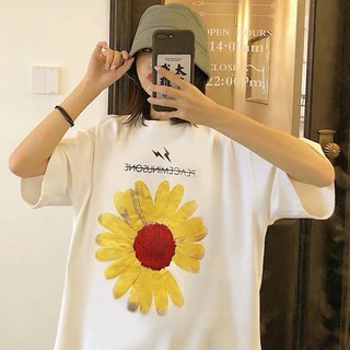 ÁO THUN NAM NỮ HỌA TIẾT BÔNG CÚC VÀNG THỜI TRANG UNISEX HOT TRÈNT