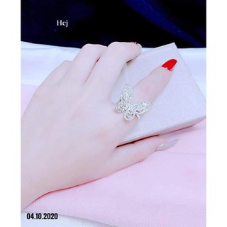 NHẪN BƯỚM BẠC & BẠC XI VÀNG🦋🦋🦋