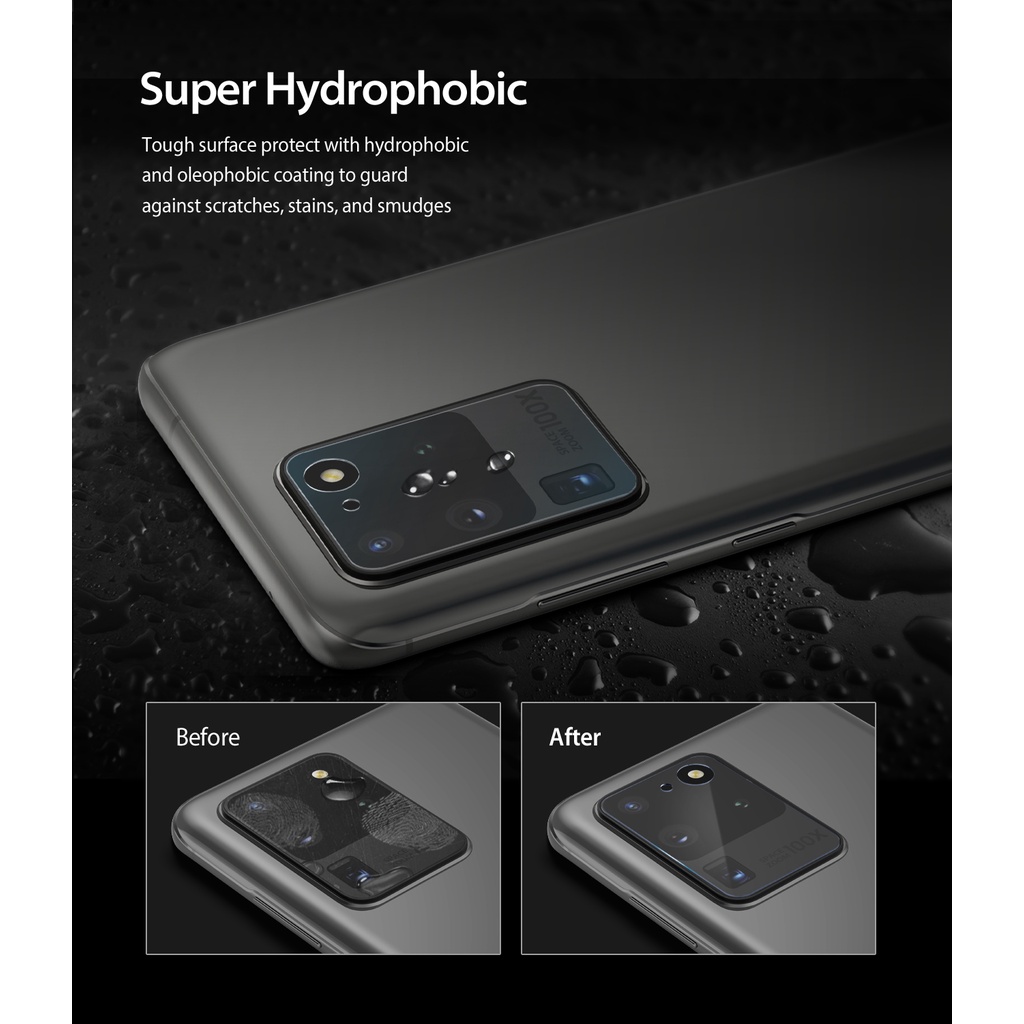 Kính Cường Lực Ringke Bảo Vệ Camera Sau Điện Thoại Galaxy S20 Ultra S20 Plus S20
