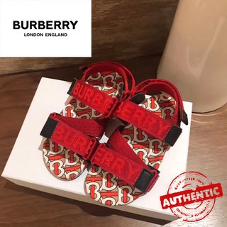 Giày xăng đan burberry thời trang mùa hè 2020 cho bé gái
