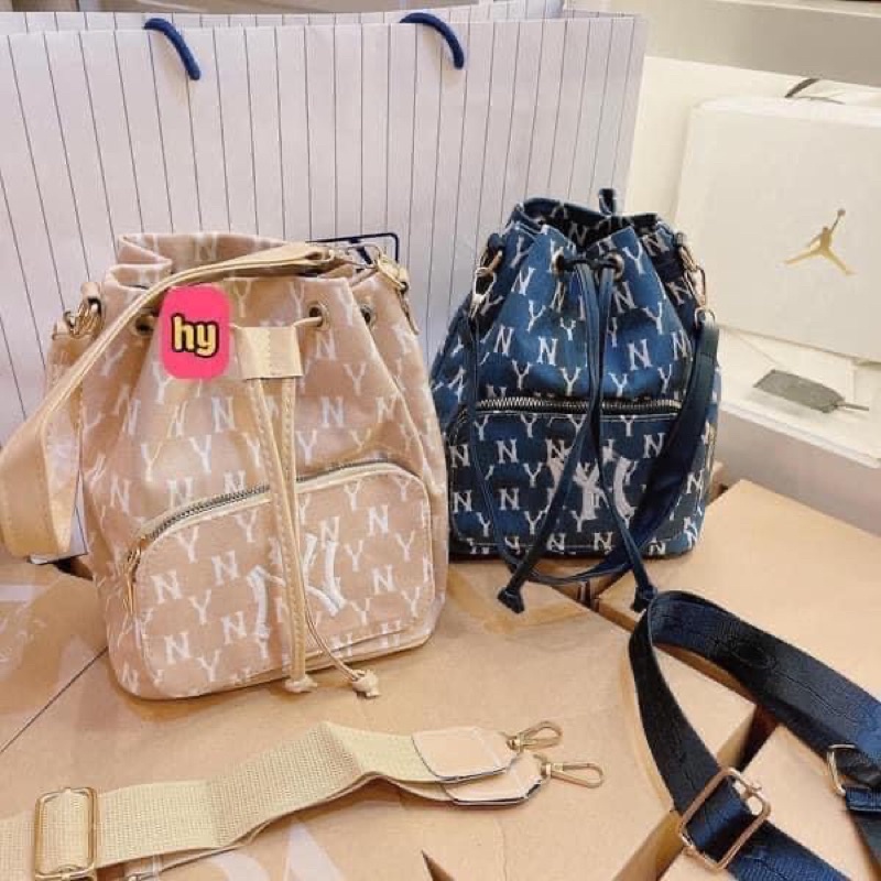 Balo N.Y Dây Rút Chữ Thêu