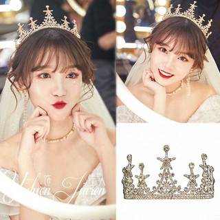 Vương miện đính đá cao cấp, phụ kiện cưới cho cô dâu