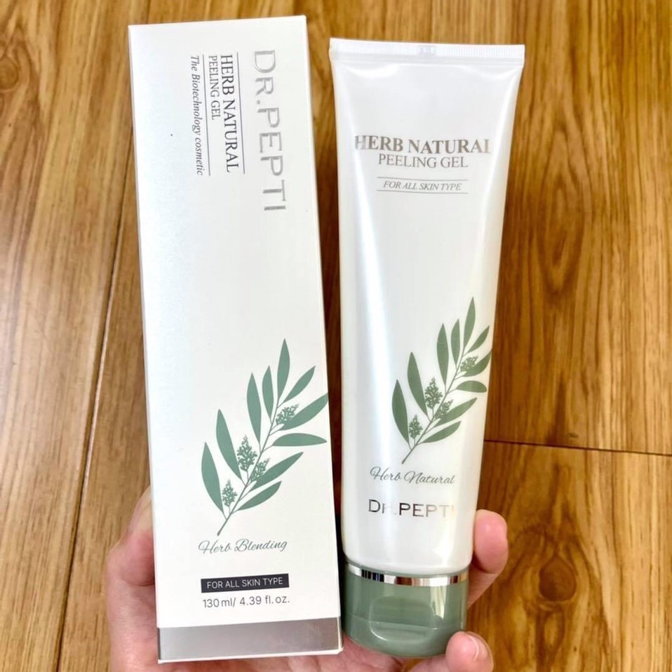 Tẩy tế bào chết dạng gel chiết xuất thảo dược Dr.Pepti+ Herb Natural Peeling Gel 130ml