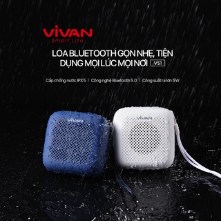 Loa Bluetooth Mini Nhỏ Gọn Tiện Lợi 5.0 VIVAN VS1 Chống Nước Âm Thanh Sống Động Hỗ Trợ Thẻ SD & USB Hàng Chính thumbnail
