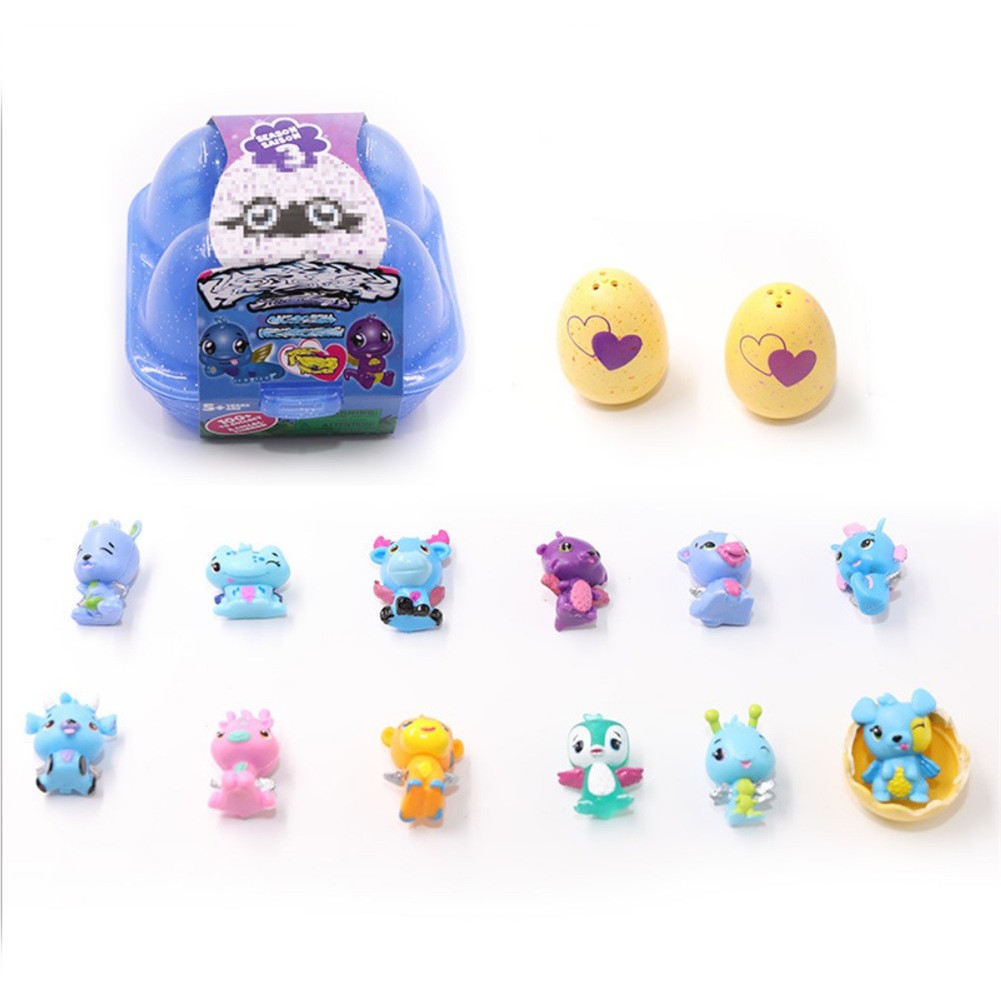 ★naiional★For Hatchimals (4 Pieces) Mysterious Hatching Mini Pet ornaments Gift Toys