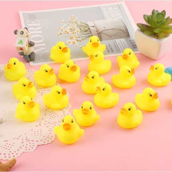 CN Sét 10 con vịt thả bồn tắm bóp kêu chụt chịt đồ chơi cho bé - Đồ chơi giáo dục Tuti Kids 33 2