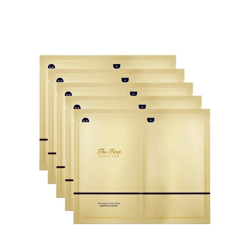 Mặt Nạ Tinh Chất Vàng Tái Sinh Da Ohui The First Geniture Ampoule Mask 40ml - Giúp Làn Da Ẩm Mịn Tức Thì, Ngừa Lão Hóa