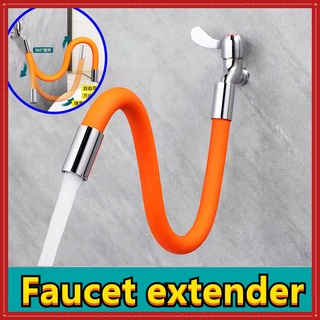 Ống nối dài vòi nước linh hoạt, nối vòi bồn rửa có thể quay 720° theo mọi hướng, đầu nối dài vòi nước (dài 20/30cm)