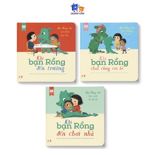 Sách Kỹ Năng - Bộ 3 Bạn Rồng học cách ứng xử (chơi cùng bé, đến trường, đến chơi nhà)