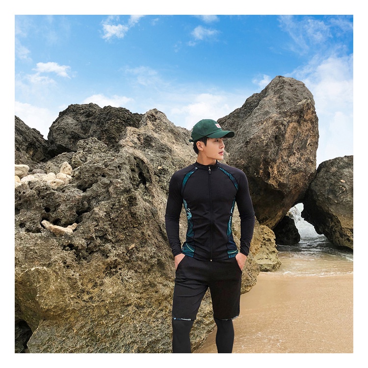 Bộ đồ bơi tay dài chống nắng thoải mái thời trang cho trẻ em/cặp đôi