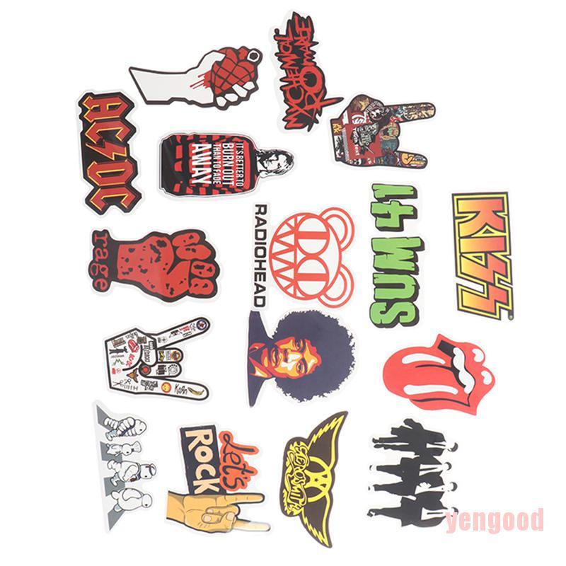 Set 50 miếng dán trang trí họa tiết graffiti dành cho vali ván trượt máy tính xách tay