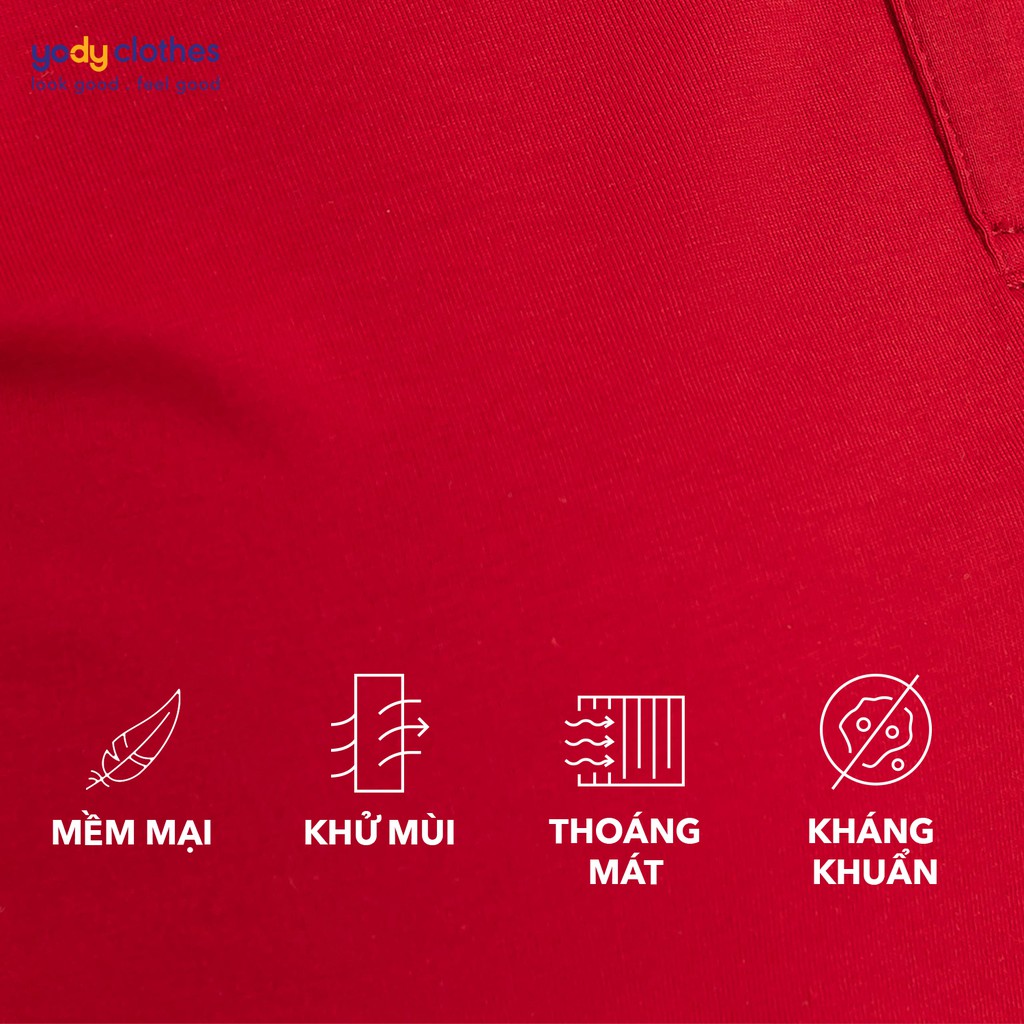 Áo thun polo nữ YODY chất vải cotton pima cao cấp, mềm mịn kháng khuẩn tự nhiên APN3010