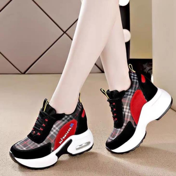 giày thể thao đế độn nữ 8cm -nhg1 I ]