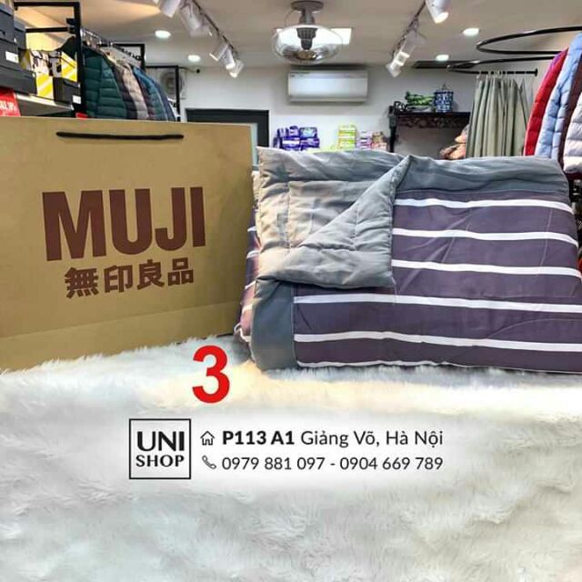 Chăn kẻ muji xuất Nhật