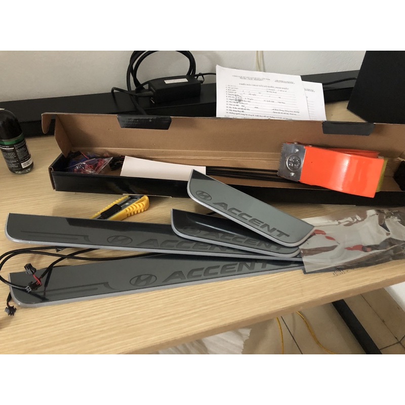 Nẹp led bậc cửa Hyundai Accent 2011-2021