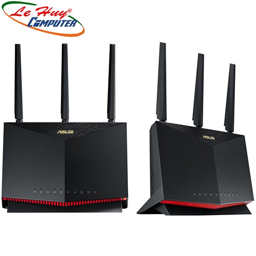 Router Wifi ASUS RT-AX86U Hai Băng Tần, Chuẩn AX5700 (Chuyên Cho Game Di Động)- Hàng Chính Hãng