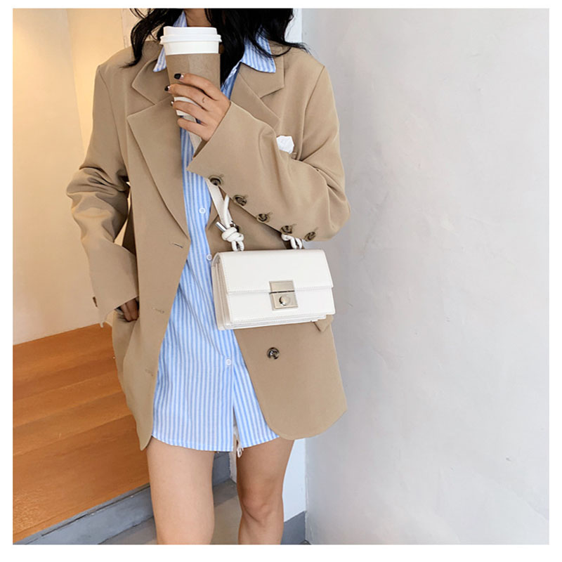 Túi Xách Da Pu Màu Trơn Thời Trang Cho Nữ