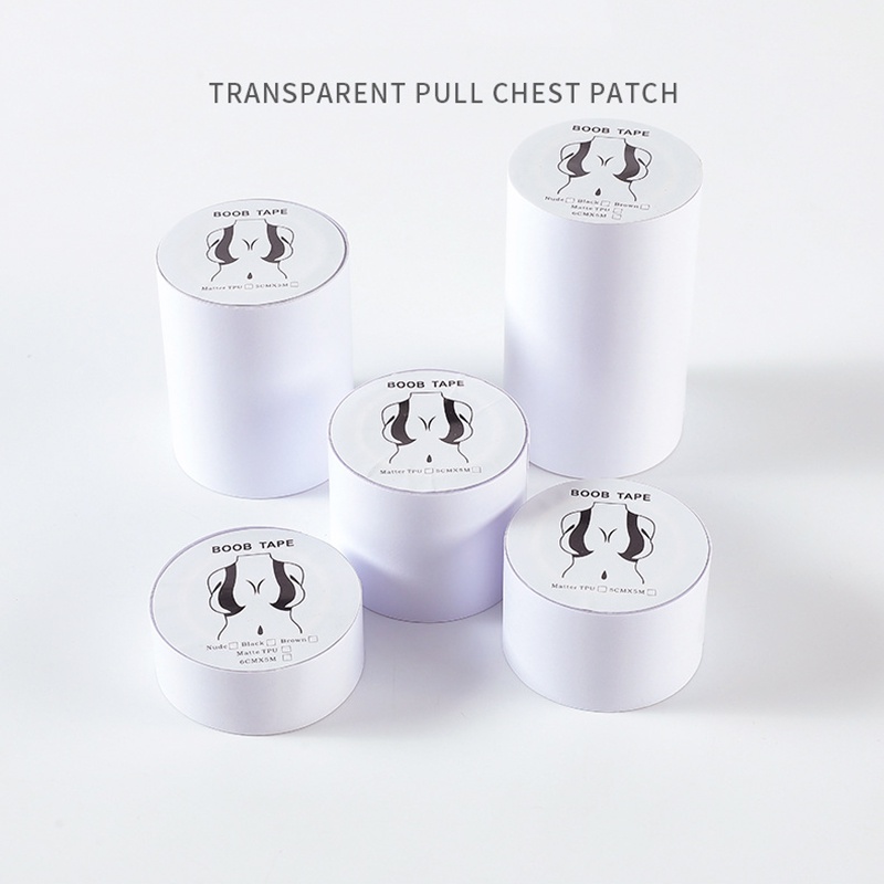 1 Cuộn Băng Dán Ngực Trong Suốt Cho Nữ