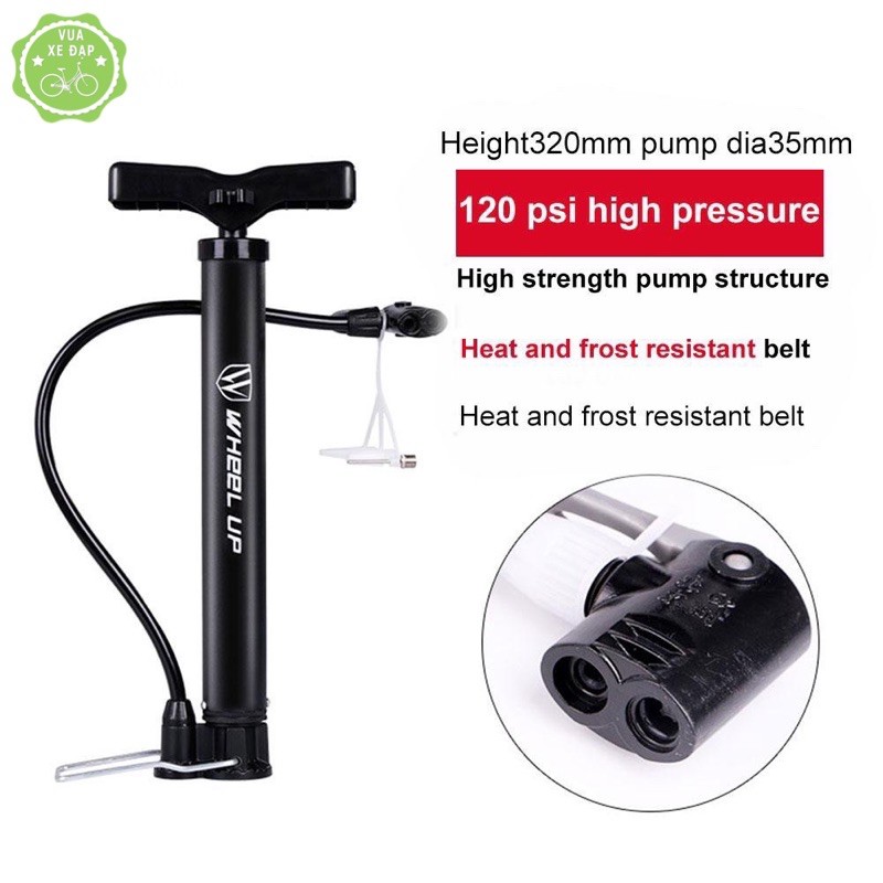 Ống bơm xe đạp mini áp suất cao 120 psi tiện dụng