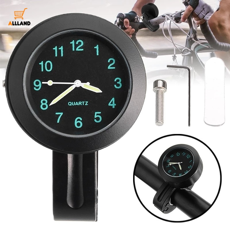 Đồng Hồ Phản Quang Chống Thấm Nước Gắn Tay Lái Xe Máy Tiện Dụng