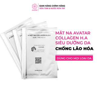 Mặt nạ AVATAR collagen H.A siêu dưỡng da chống lão hóa 1 Miếng