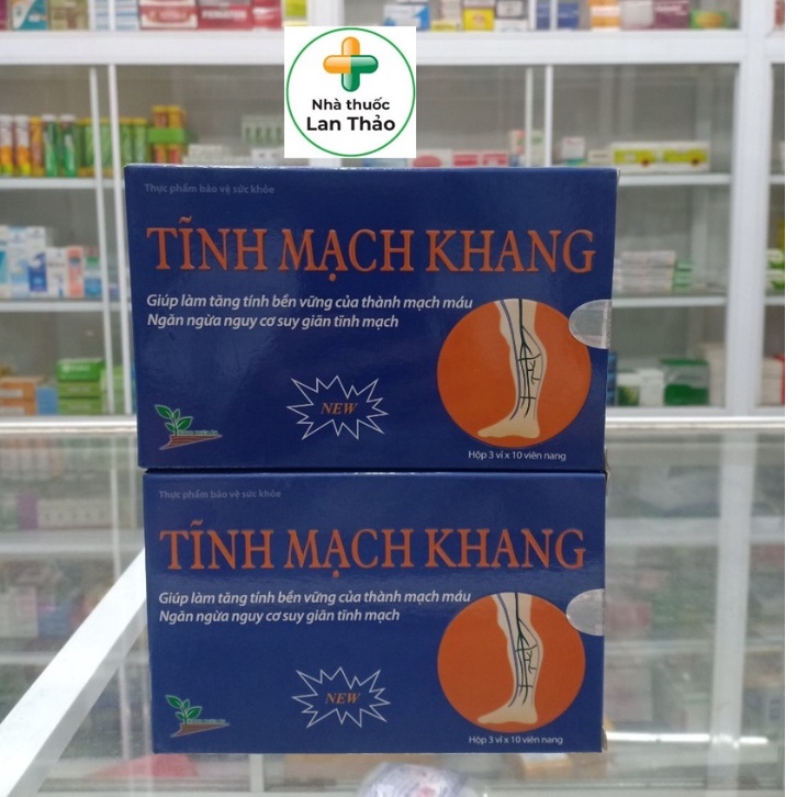 Tĩnh Mạch Khang hộp 30 viên hỗ trợ suy giãn tĩnh mạch tê chân tay