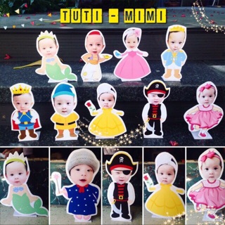 Hình chibi -mô hình bé [Phụ kiện trang trí sinh nhật]
