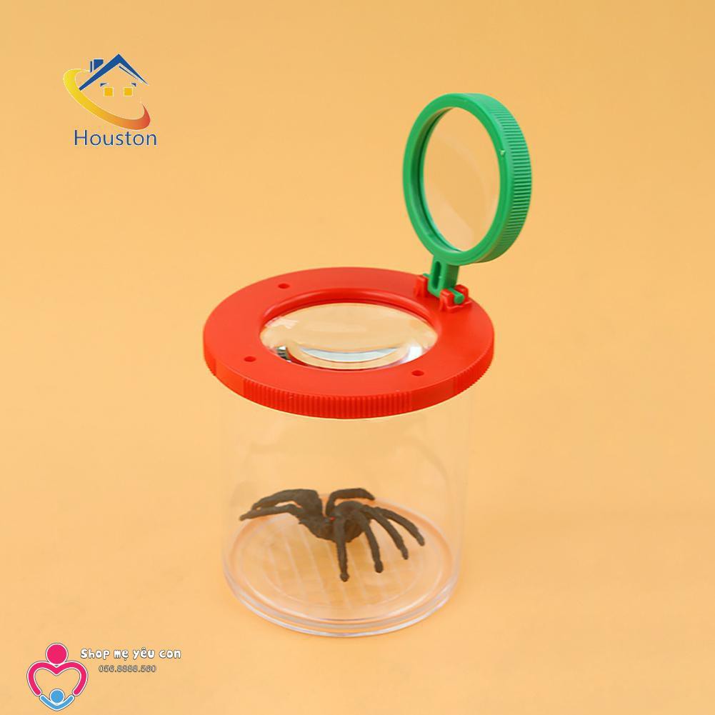 Hộp đựng quan sát côn trùng - Đồ chơi giáo dục cho bé - có Kính Lúp 3 / 6x