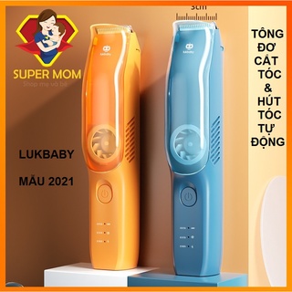 🔥 MẪU 2021🔥Tông Đơ Cắt Tóc Cho Bé LUKBABY, Tông Đơ Hút Tóc Tự Động, Hoạt Động Êm Ái, An Toàn ,Kèm Bộ Phụ Kiện