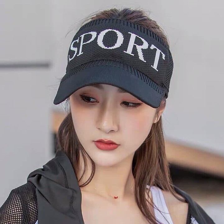 Mũ Nửa Đầu Sport Thời Trang Cho Nữ Phong Cách Thể Thao Trẻ Trung Năng Động Chất Liệu Cao Cấp