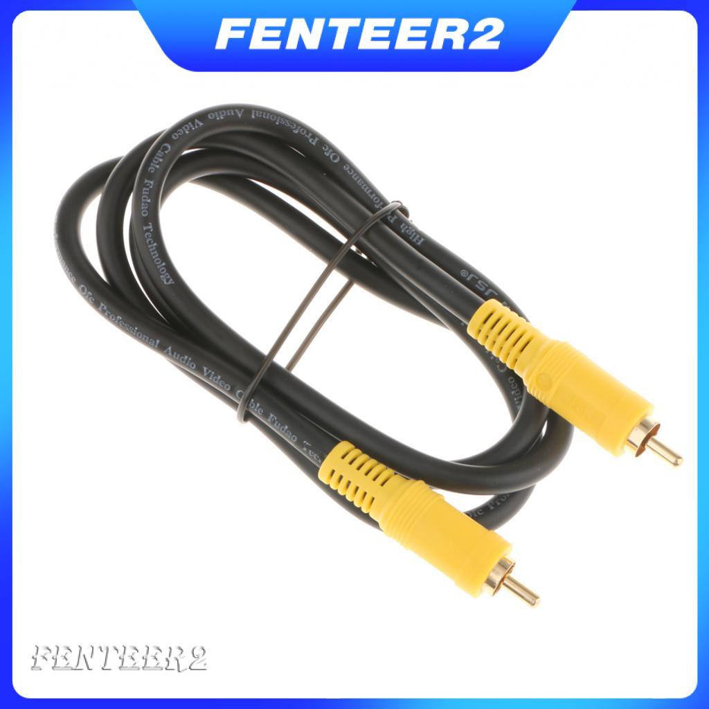 (fenteer2 3c) Dây Cáp Mạ Vàng 24k Coaxial Rca 75 Ohm Cho Tv