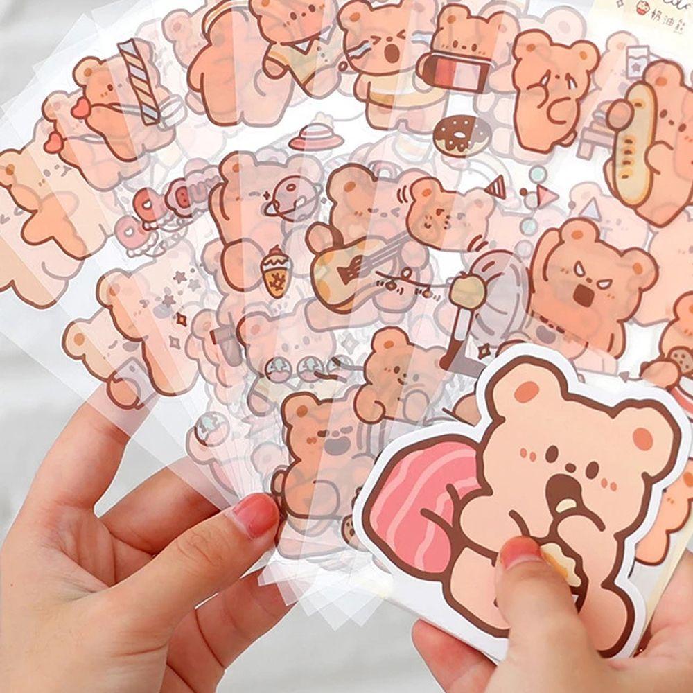 Miếng Dán Hoạt Hình Kawai Ins DIY Trang Trí Sổ Lưu Niệm / Điện Thoại / Tạp Chí Trường Học