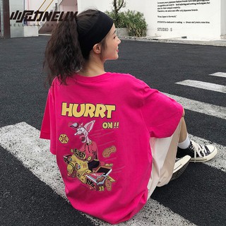 Áo phông nelly- áo thun form rộng- áo hurrt on sẵn hồng size xl