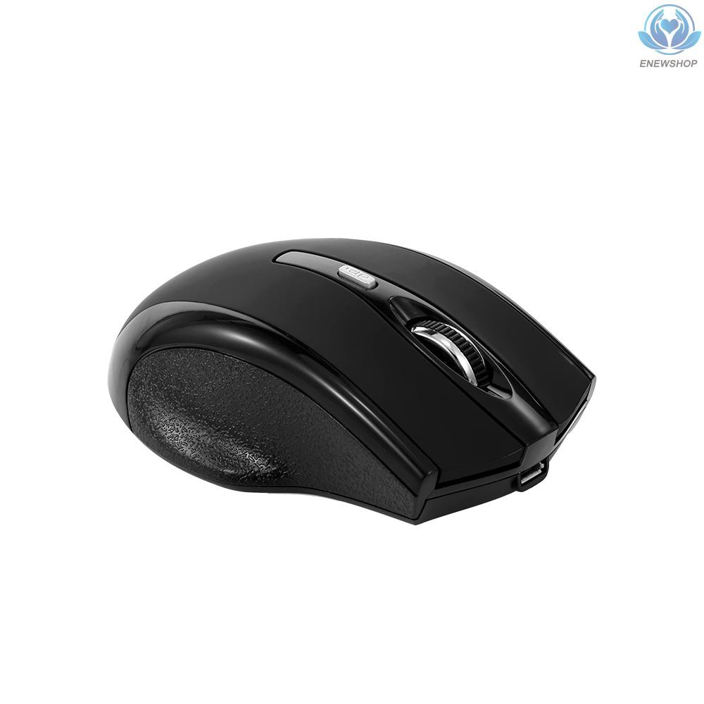 【enew】Wireless Gaming Mouse 1600DPI Adjustable DPI BT Rechargeable Mice Ergonomic Mice for Game and Office Use