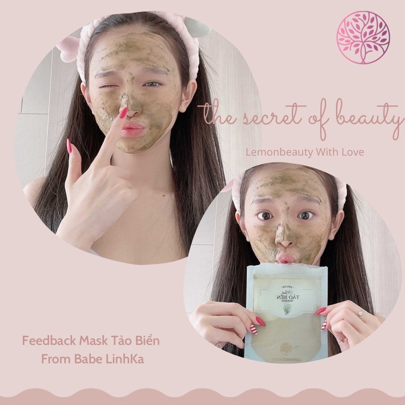 MASK TẢO BIỂN LEMONBEAUTY XẢ LỖ NGHỈ BÁN, BAO CHECK