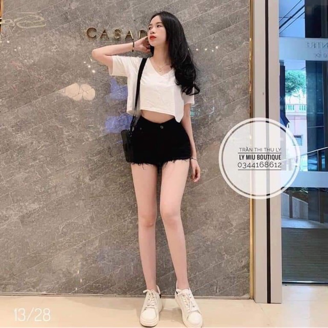 ❌ Deal Sốc 50k 👉 Áo Croptop Cổ Tim Dáng Suônggg 😍