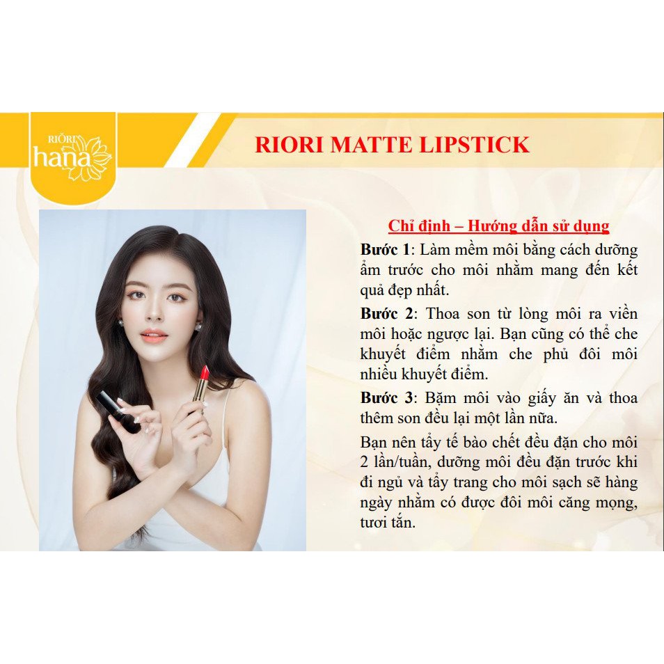 Son lỳ RIORI MATTE ME 4.5g | BigBuy360 - bigbuy360.vn