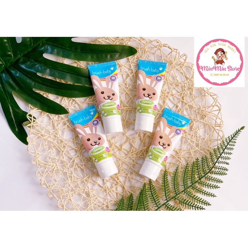 [MẪU DÙNG THỬ] KEM ĐÁNH RĂNG BABYBRUSH CHO BÉ TỪ 0–3 TUỔI