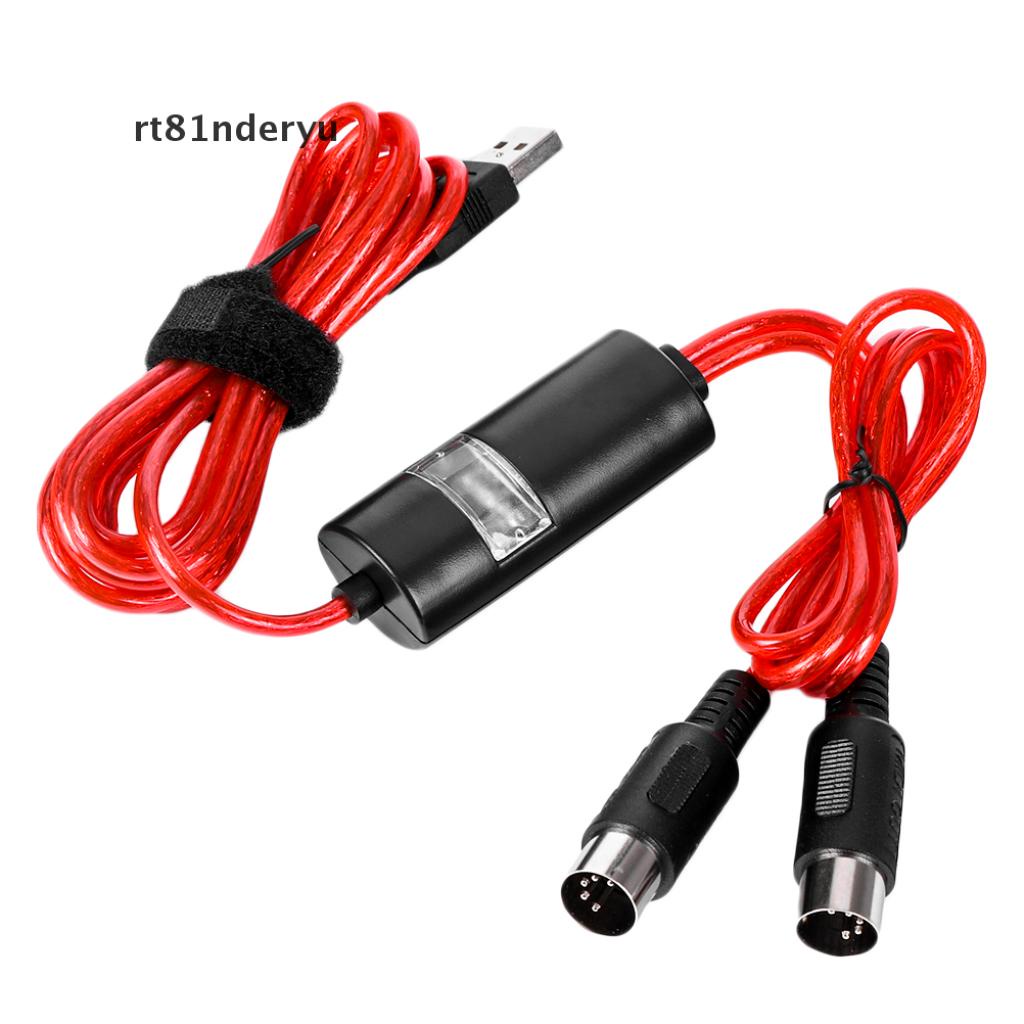 Dây Cáp Chuyển Đổi Cổng USB Sang Cổng MIDI rt81nderyu Cho Máy Tính Bàn Phím Âm Nhạc