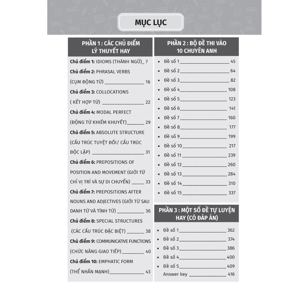 Sách - Giải Thích Bộ Đề Thi Vào 10 Chuyên - Khối Chuyên Anh - MEGA