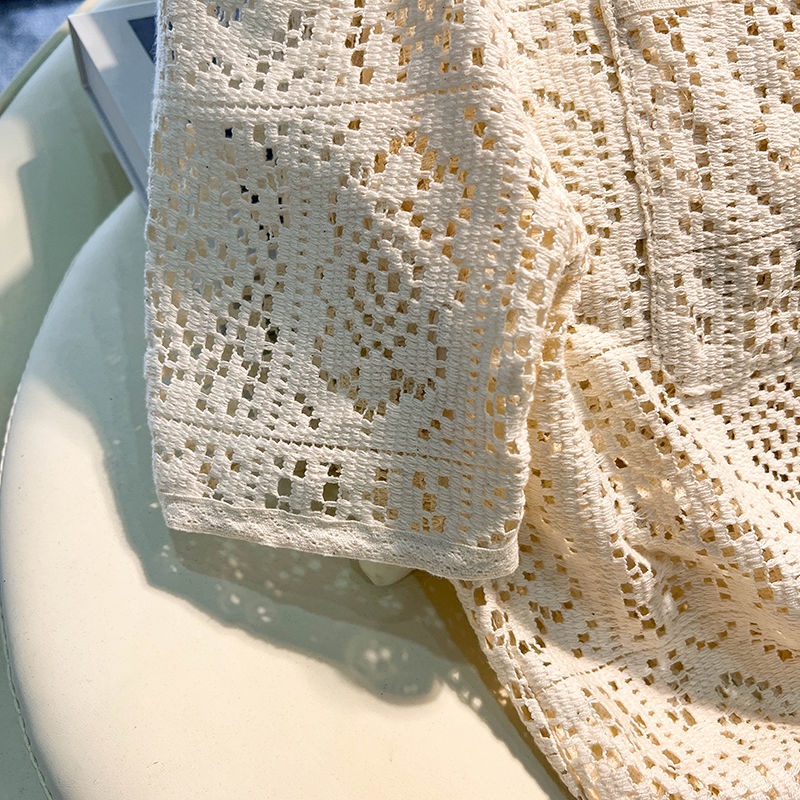 Áo Khoác Cardigan Ngắn Tay Dáng Rộng Thời Trang Retro Dành Cho Nữ