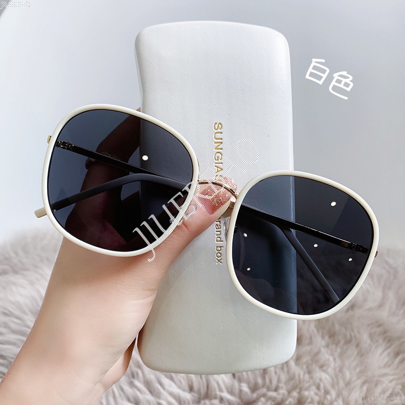 Kính Mát Gọng Tròn Cỡ Lớn Phong Cách Vintage Thời Trang Cho Nữ