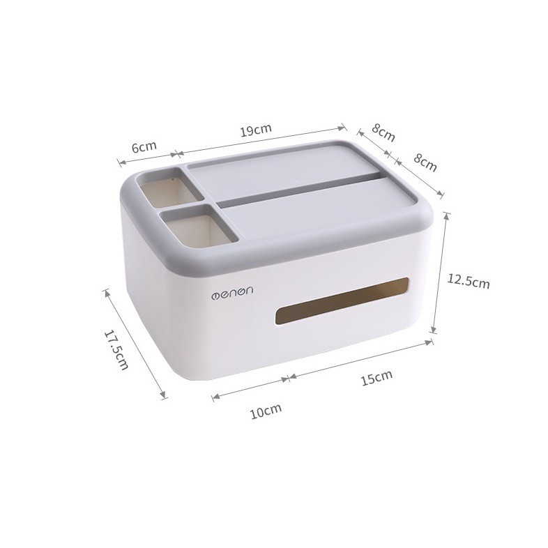 Hộp Đựng Khăn Giấy Để Bàn, Hộp Đựng Giấy Ăn Chất Liệu Nhựa ABS Cao Cấp Phù Hợp Với Mọi Loại Giấy