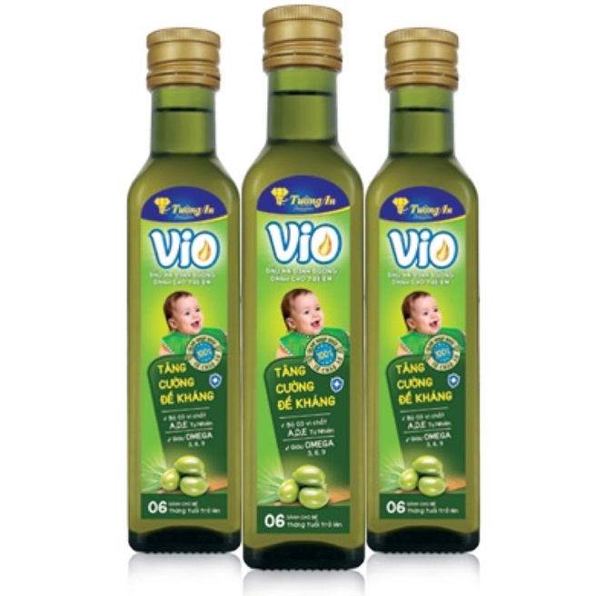 Dầu Olive (Ôliu) Dinh dưỡng cho bé VIO Tường An - 250ml