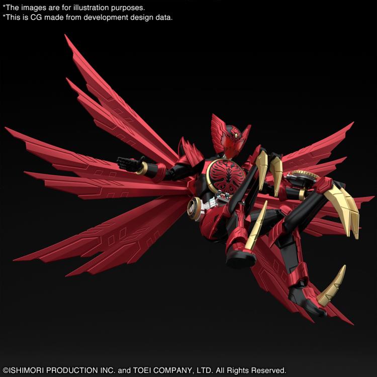 Mô Hình Lắp Ráp Figure-rise Standard Kamen Rider OOO Tajadoru Combo (tặng kèm action base)