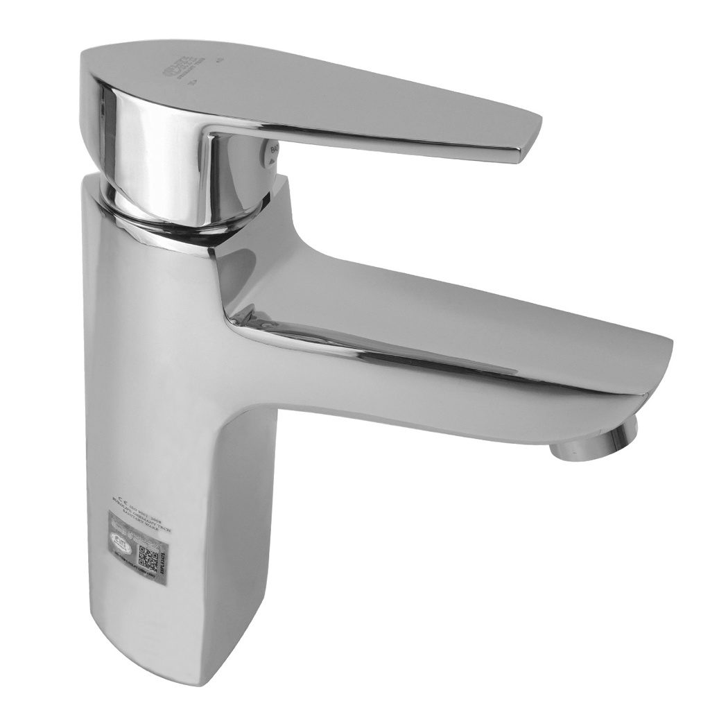 Vòi lavabo nóng lạnh Đồng mạ Chrome Eurolife EL-SUN02 (Trắng bạc)