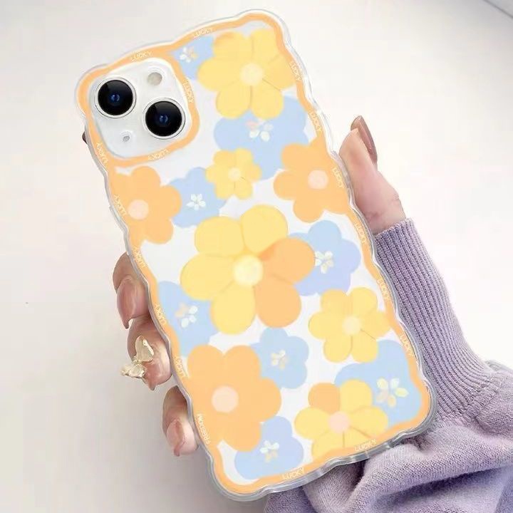 Ốp Điện Thoại Mềm Trong Suốt Họa Tiết Hoa Cho Iphone 13 Pro Max 12 11 XS XR X 8 7 6 6s Plus SE2020