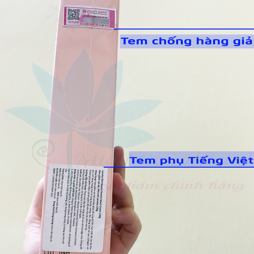 Kem Ngừa Giảm Rạn Da Beauty Buffet Lansley Skin Beauty Stretch Mark Cream 150g Ngừa Và Giảm Rạn [NHẬP KHẨU THÁI LAN]