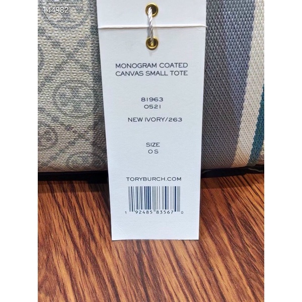Túi tory burch monogram canvas